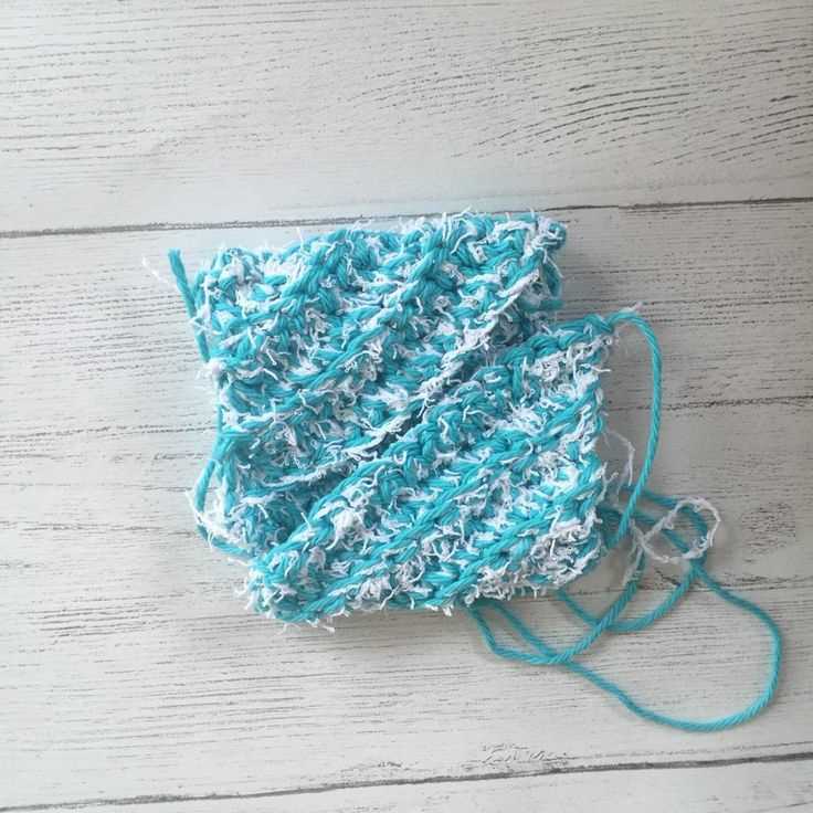 Knitted dish scrubbie pattern