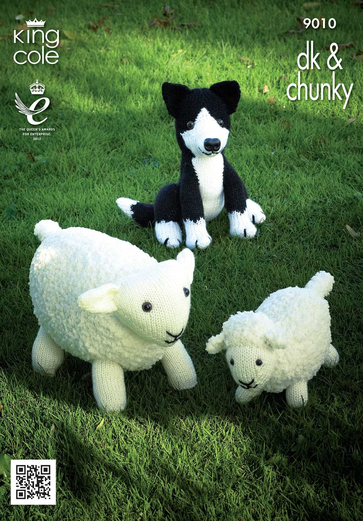Knitted sheep pattern