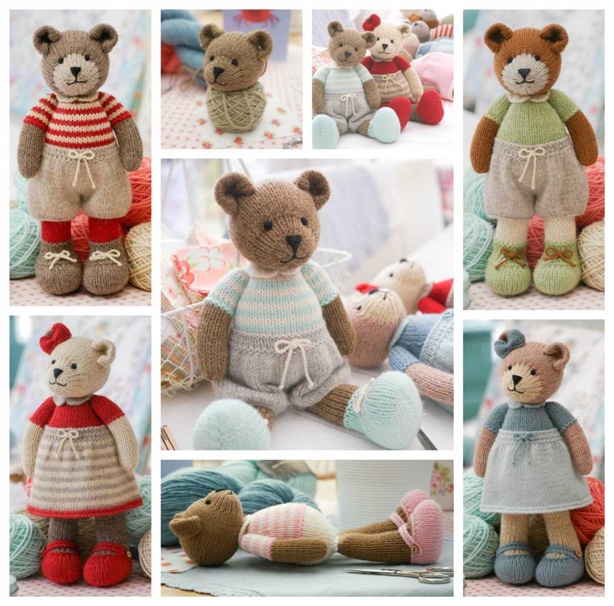 Knitted sweaters for teddy bears free patterns