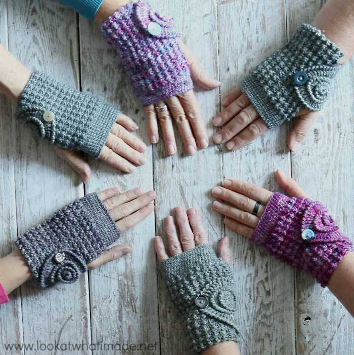 Knitting hand warmers pattern free