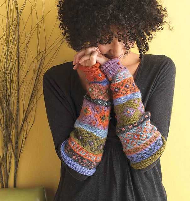 Knitting hand warmers pattern free