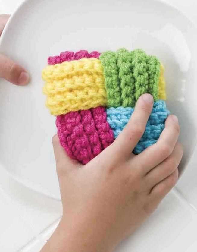Knitting pattern for scrubbies