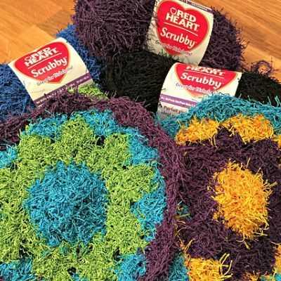 Knitting pattern for scrubbies