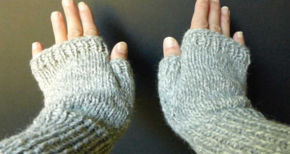 Knitting patterns gloves easy