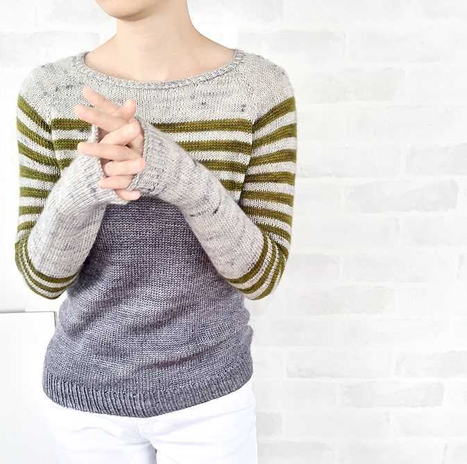 Side to side sweater knitting pattern