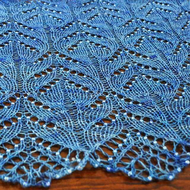 Lace knitted shawl patterns