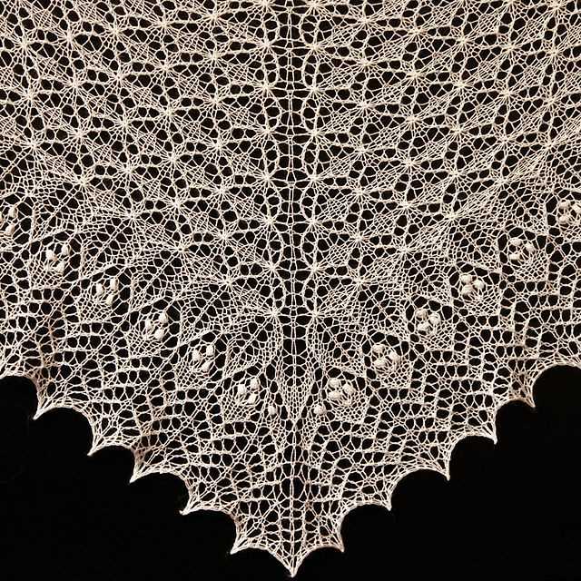 Lace knitted shawl patterns