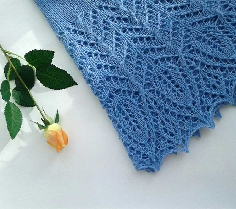 Lace knitted shawl patterns