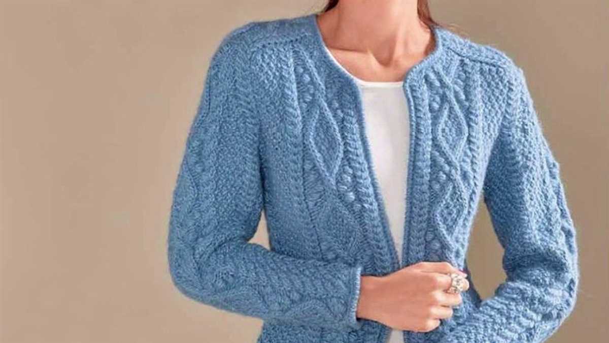 Ladies hand knitted cardigan patterns