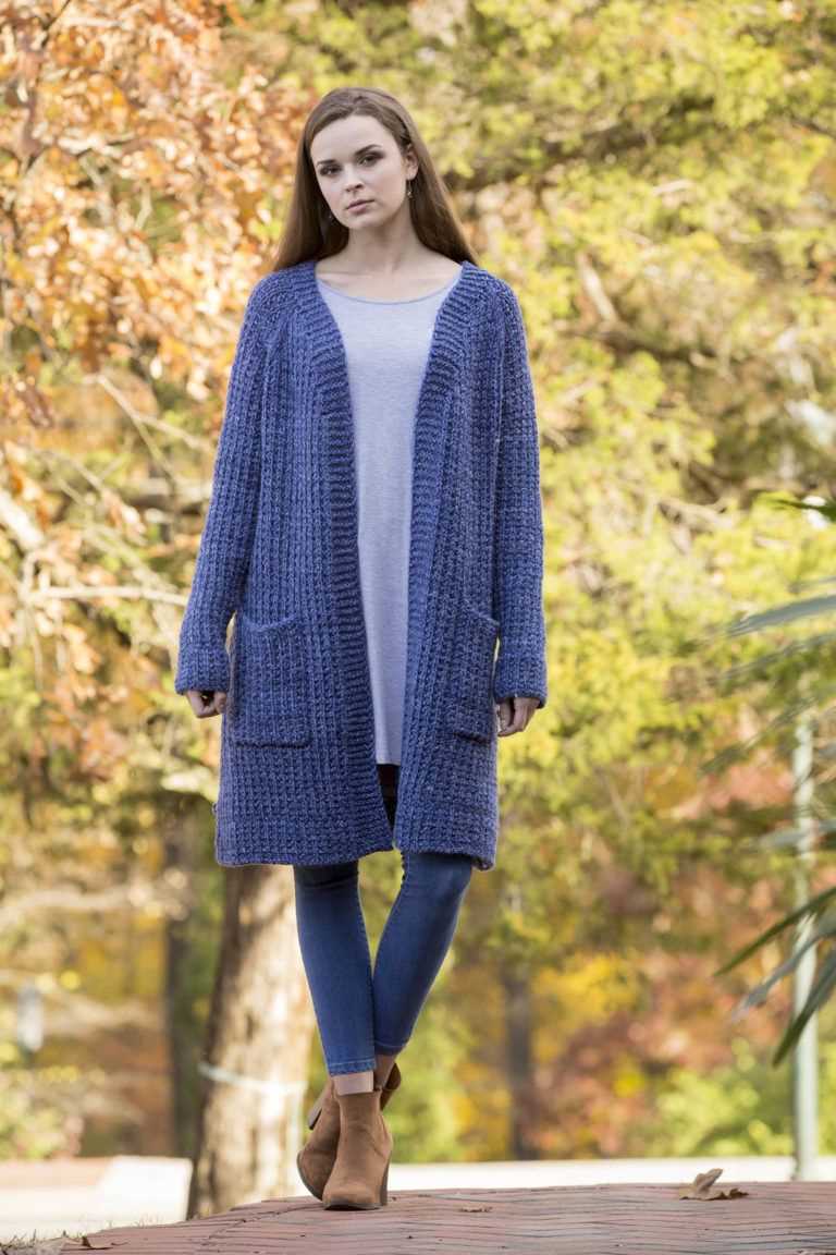 Beginner knit cardigan pattern free