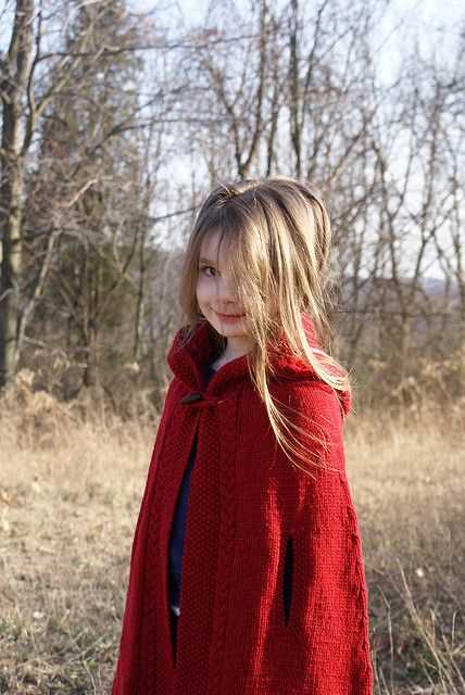 Little red riding hood cape knitting pattern