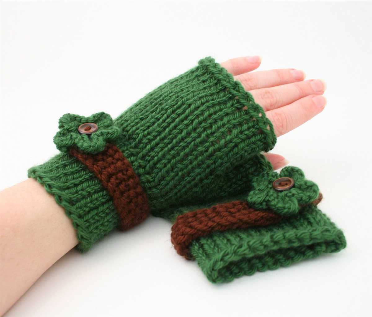 Glove knitting pattern easy
