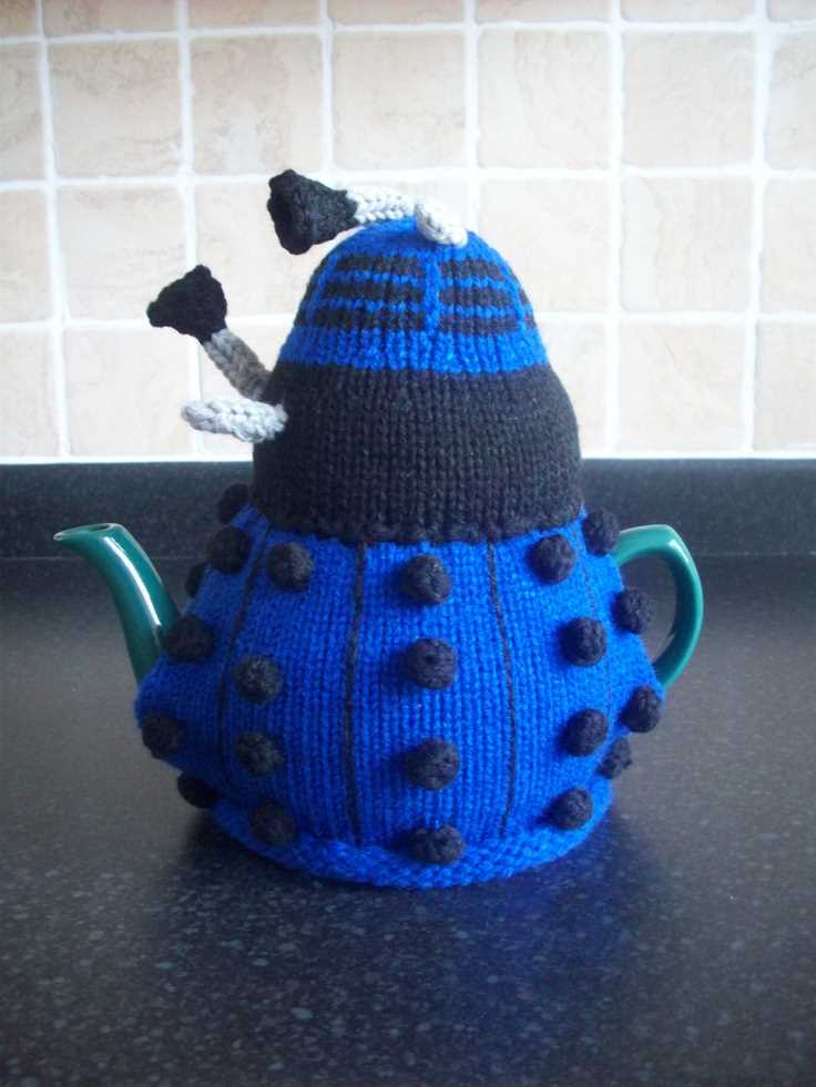 Loom knit tea cozy pattern