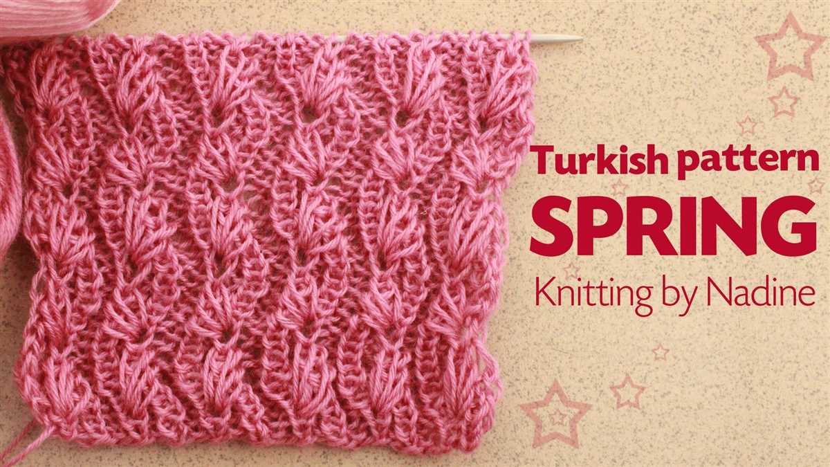 Loopy knitting patterns