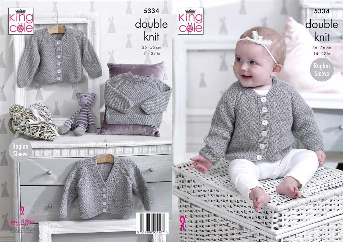 Knit baby cardigan pattern
