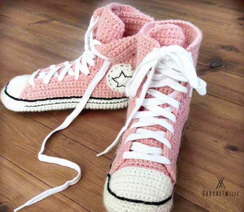 Converse slippers knitting pattern