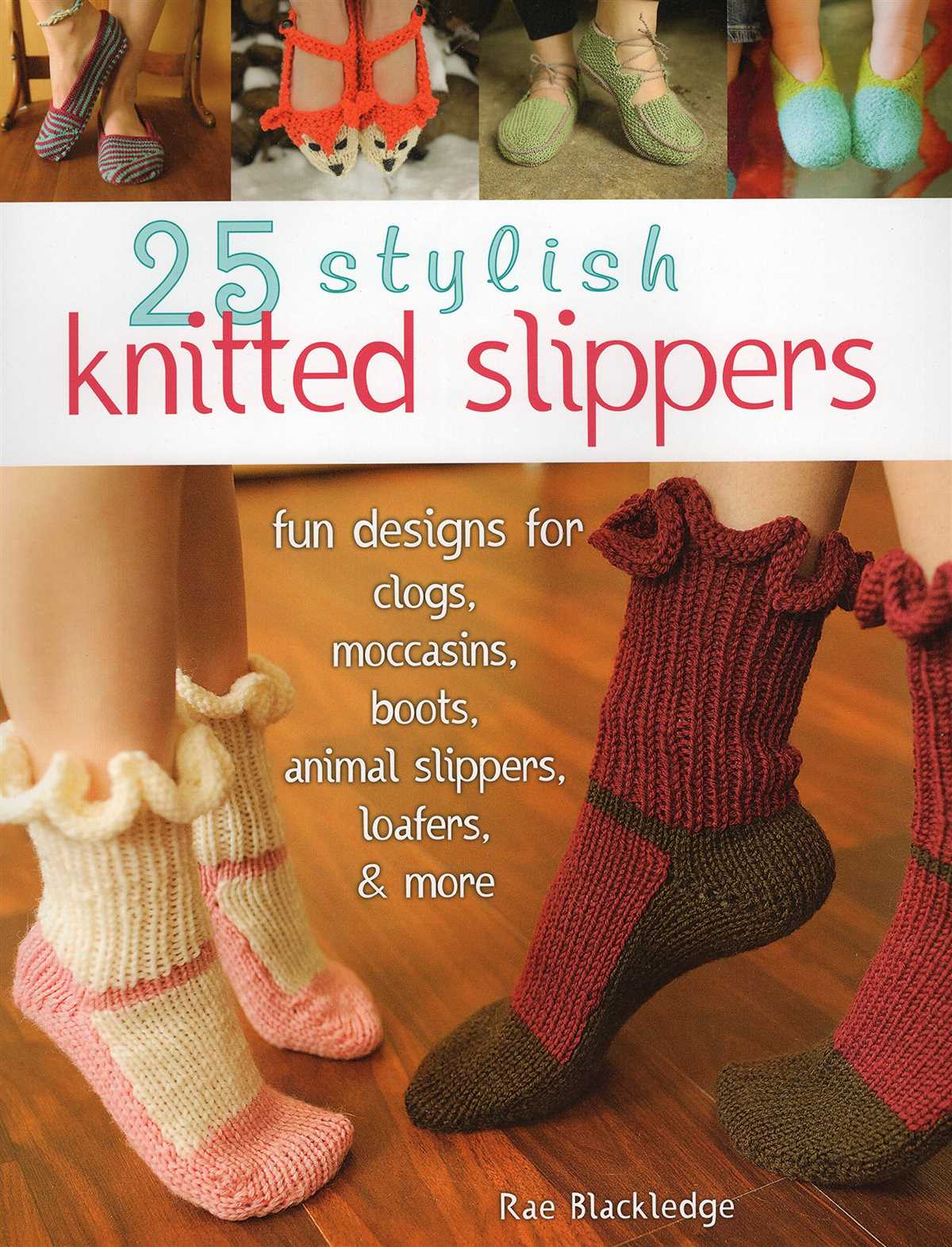 Knitted children's slippers pattern