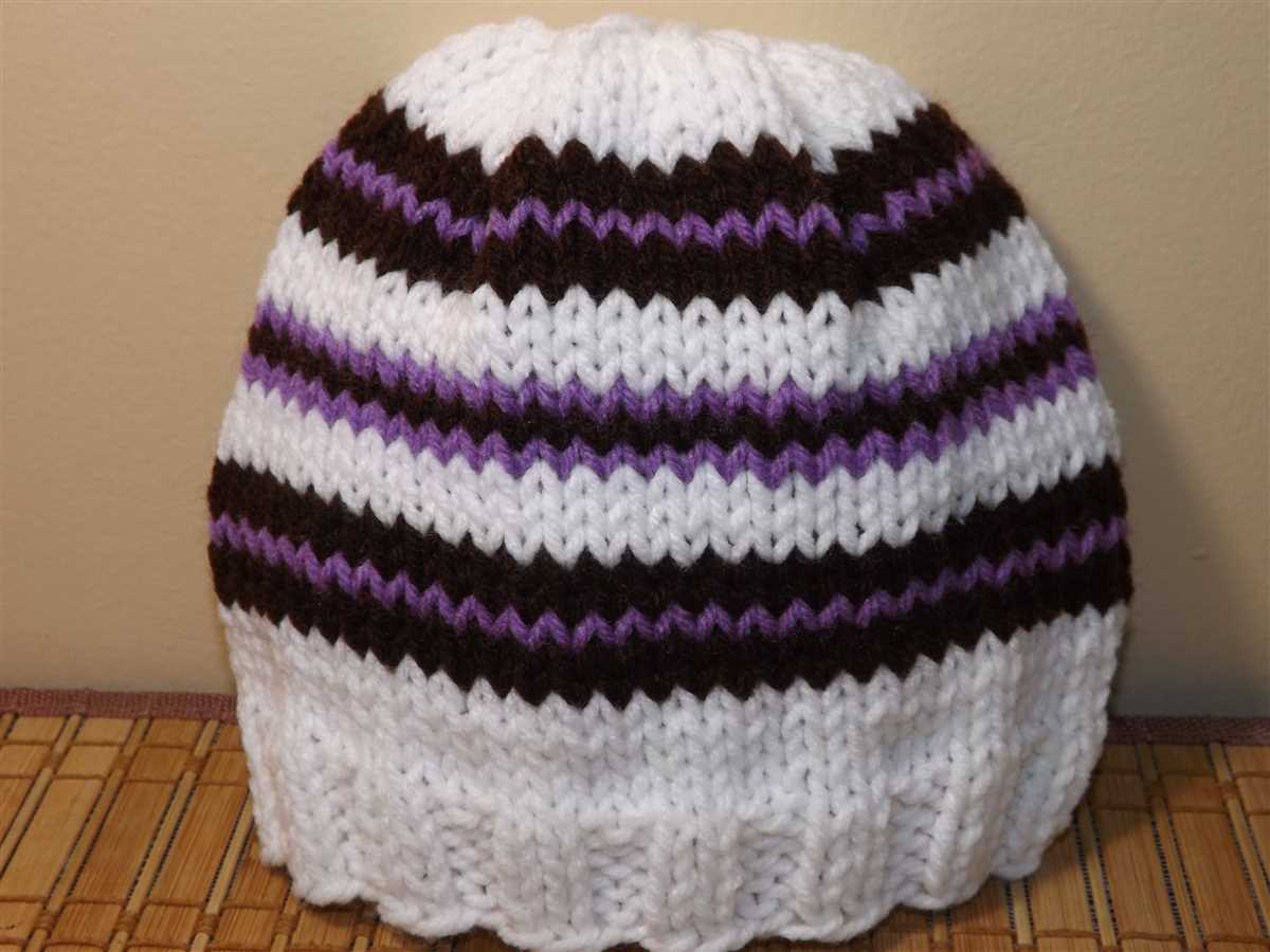 Big hat knitting pattern