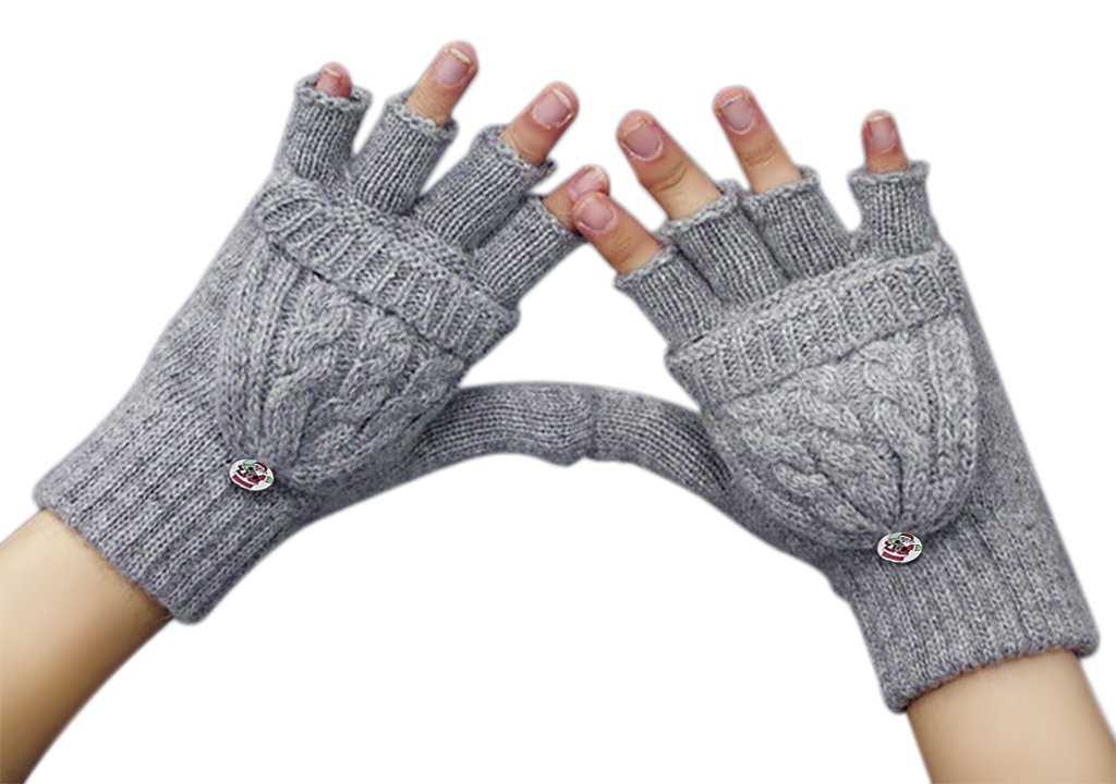 Men's half finger gloves knitting pattern