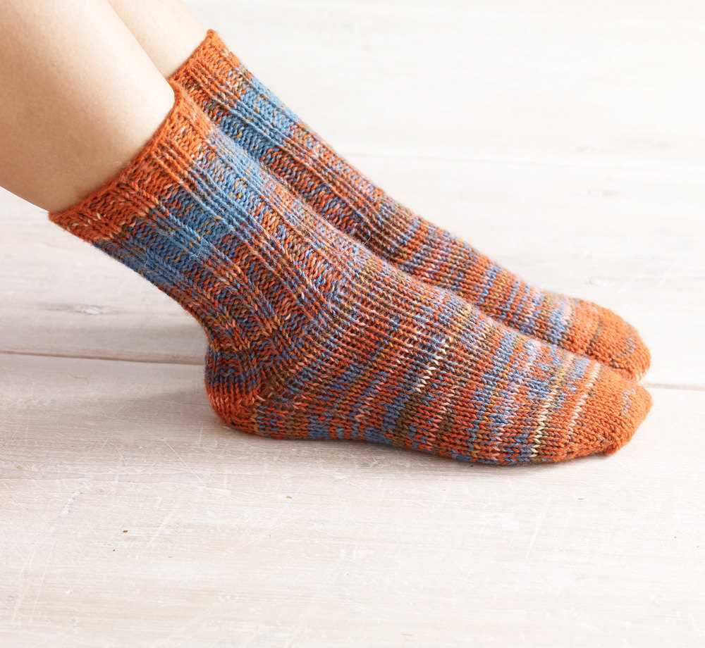 Men's knit sock pattern worsted weight yarn