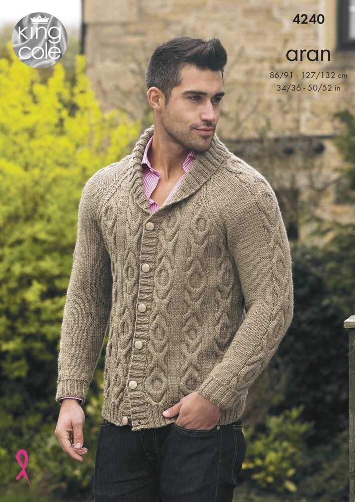 Men's knitted jacket patterns