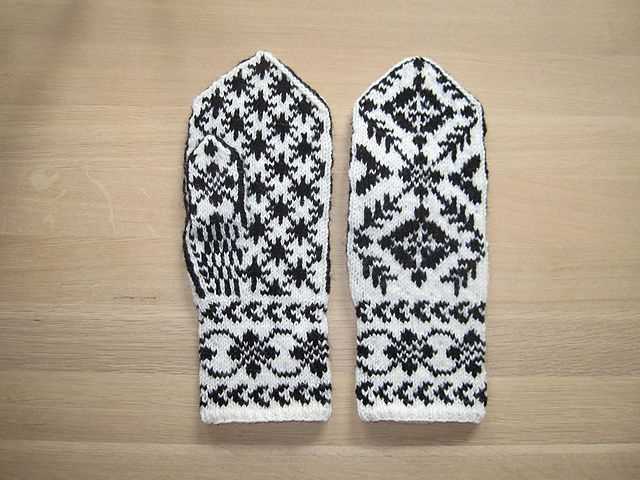 Mens mittens knitting pattern free