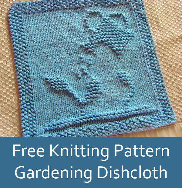 Mini almost lost washcloth knitting pattern
