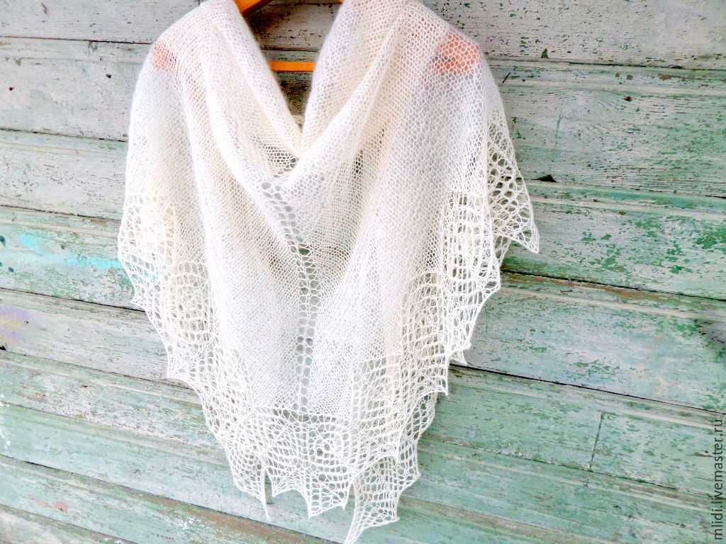 Mohair shawl knitting pattern