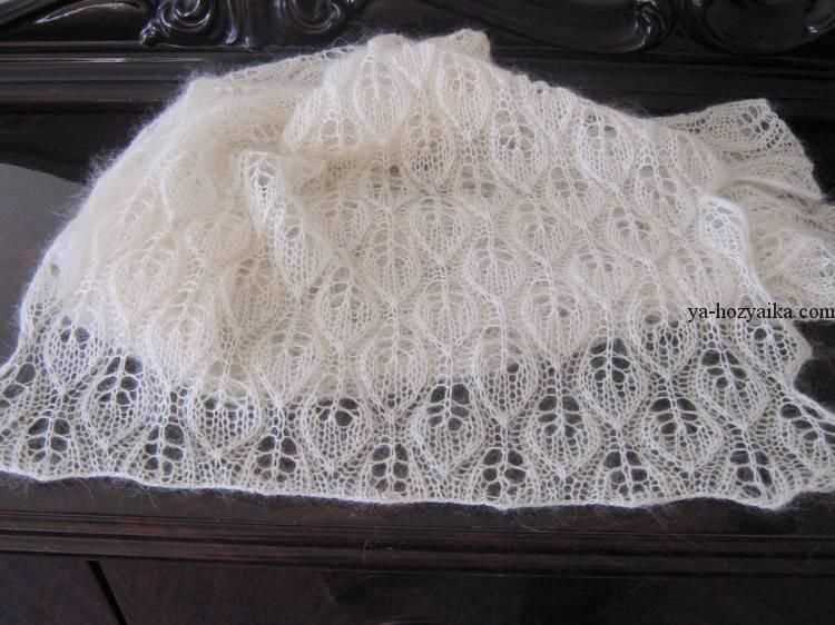 Mohair shawl knitting pattern