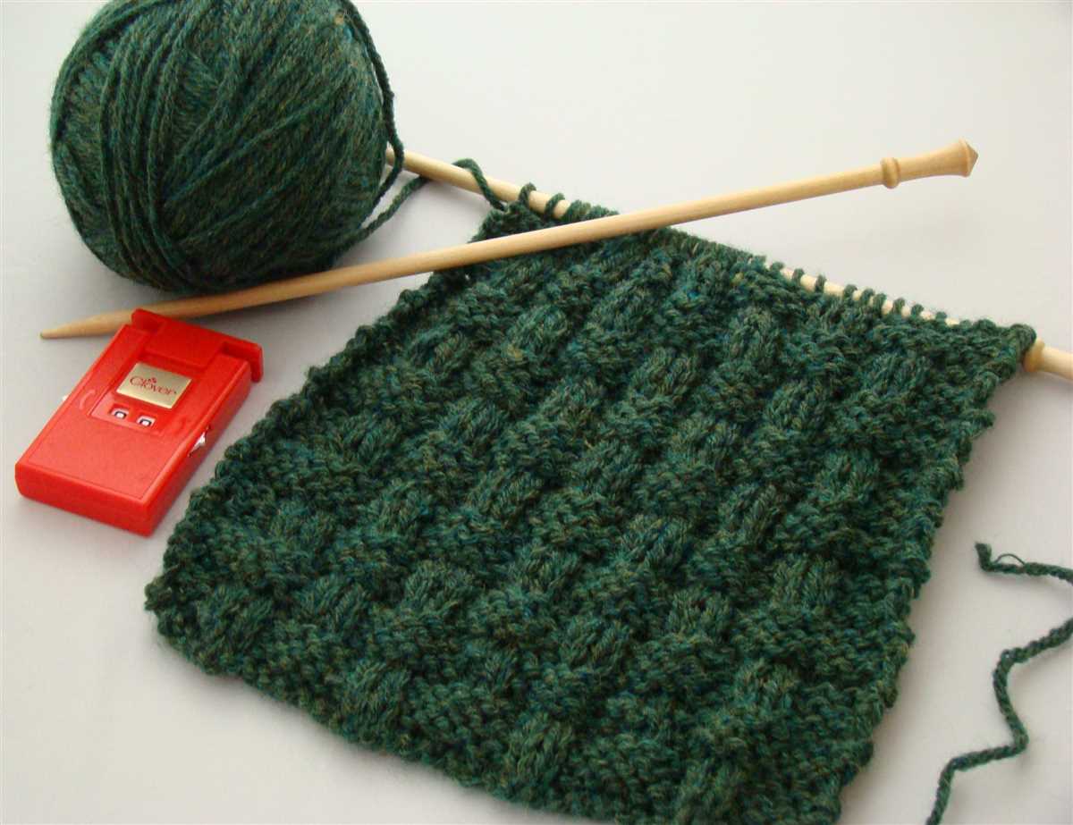 Open weave knitting patterns