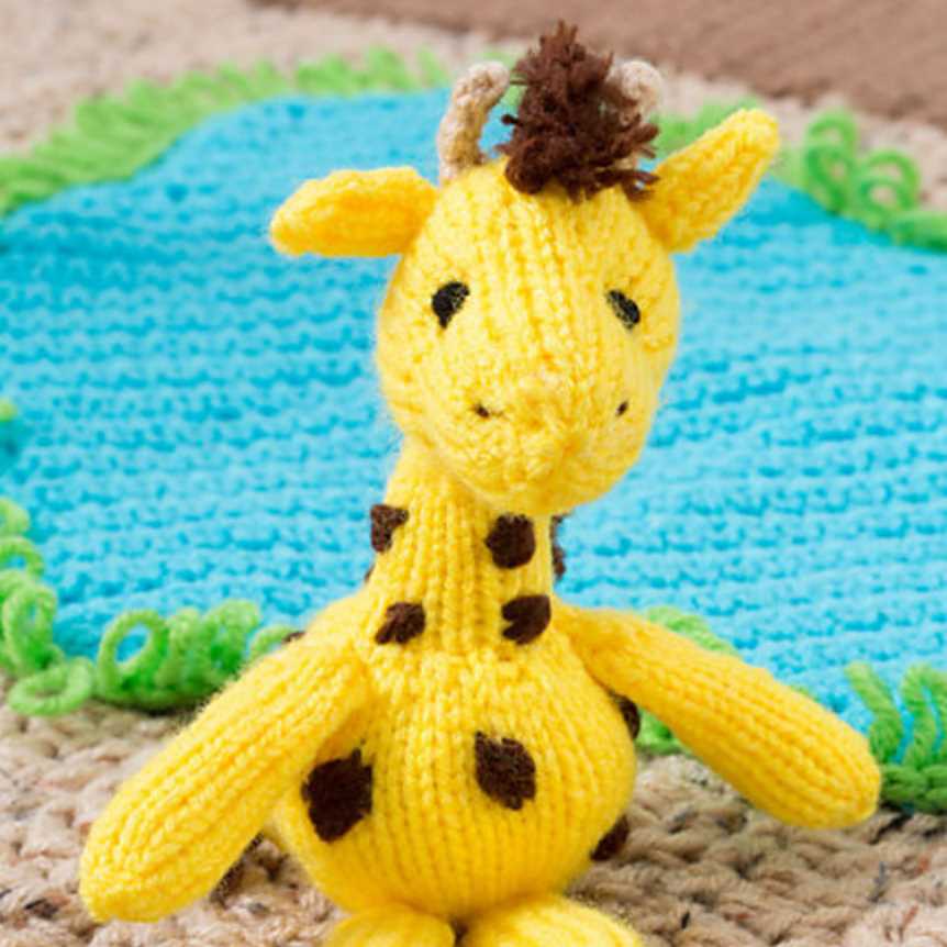 Jasmine the giraffe knitting pattern