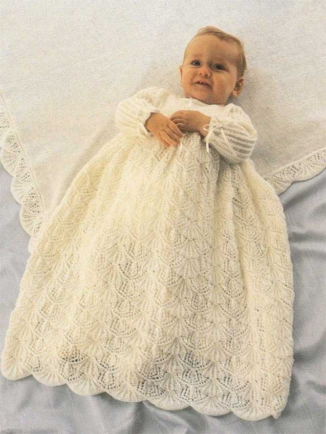Christening blanket knitting pattern
