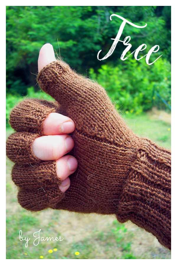 Free gloves knitting pattern