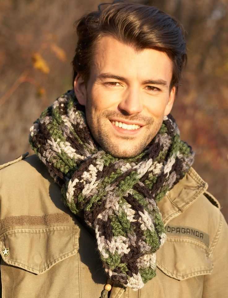Free knitting patterns mens scarf