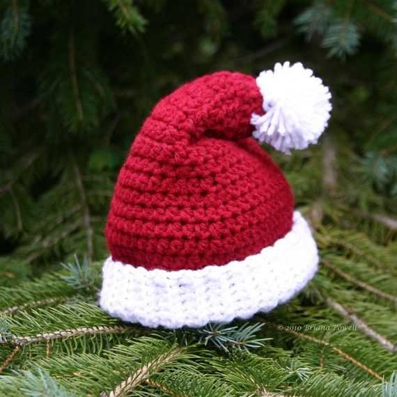 Easy santa hat knitting pattern