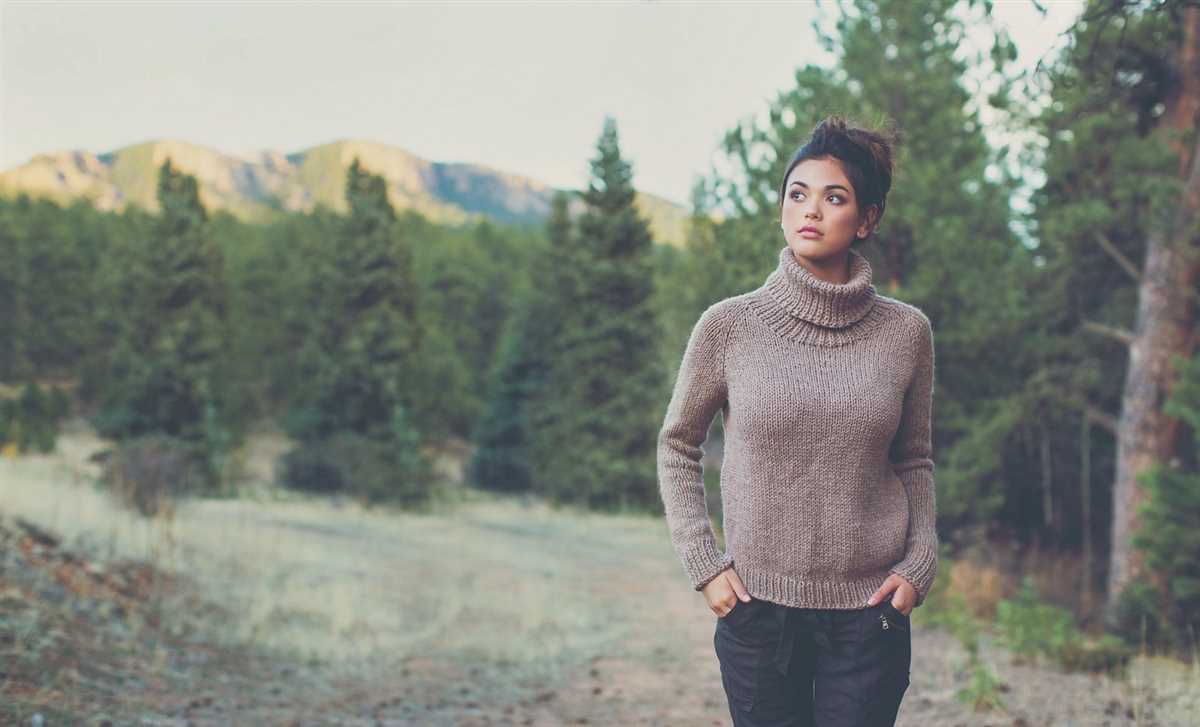 Mushroom sweater knit pattern