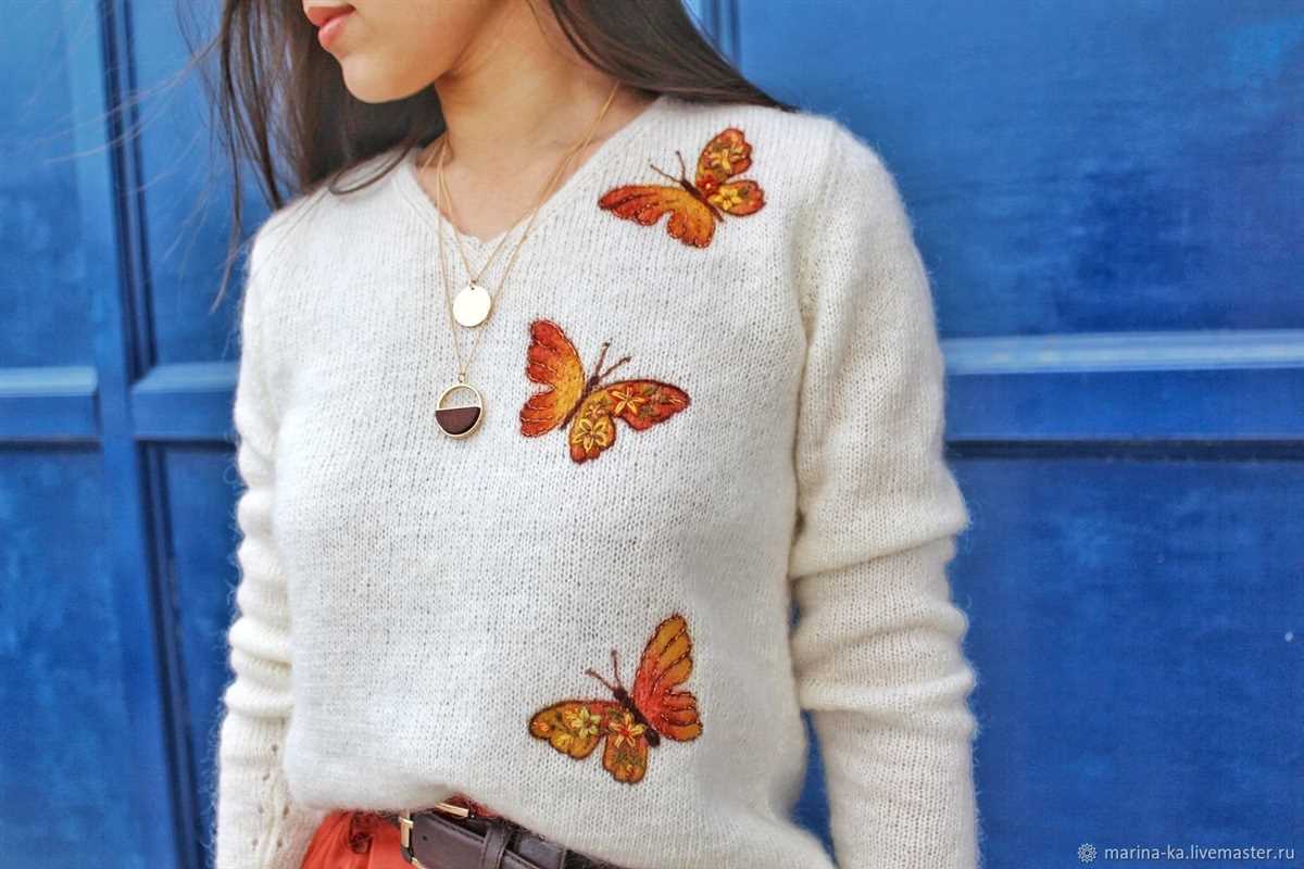 Mushroom sweater knit pattern