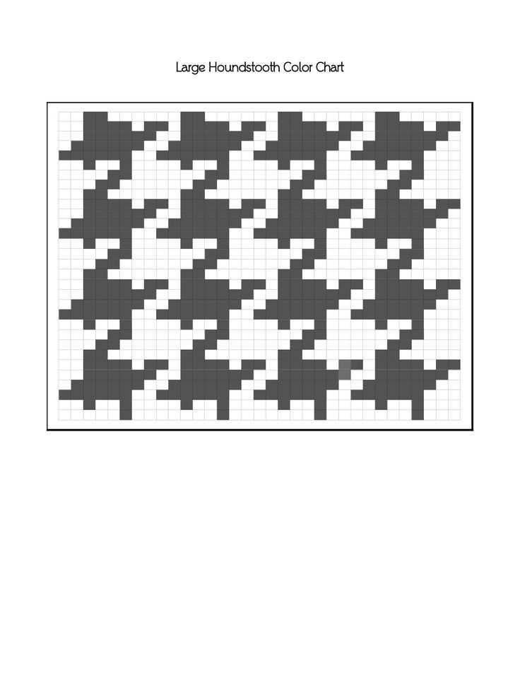 Houndstooth knitting patterns free