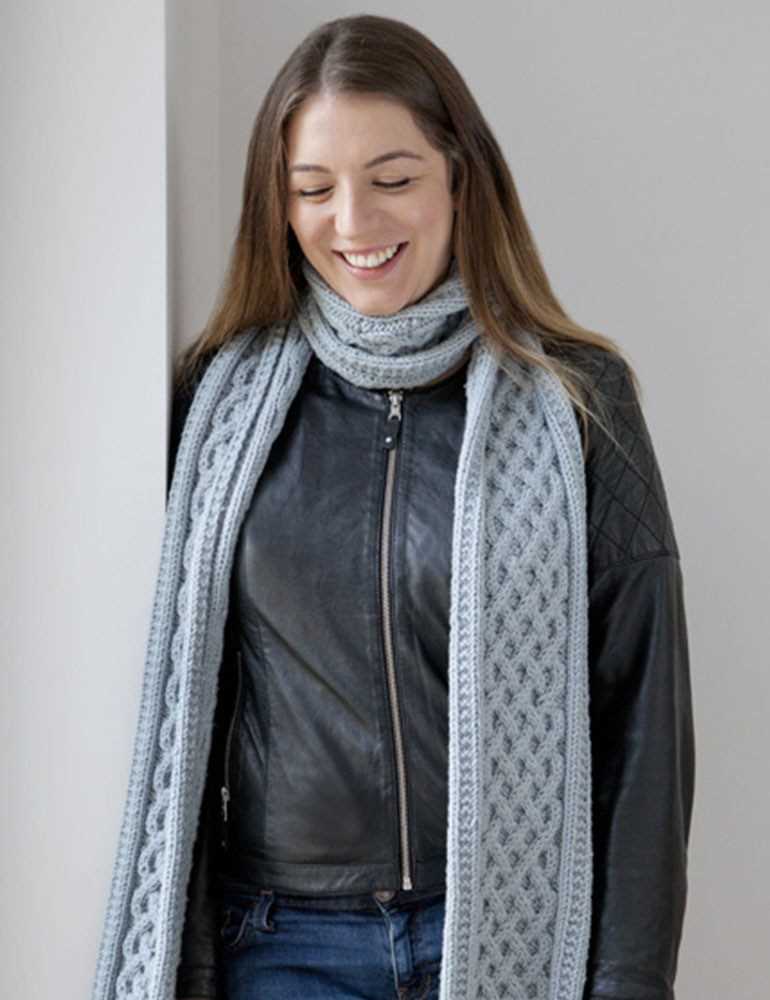 Cable scarf knitting pattern free