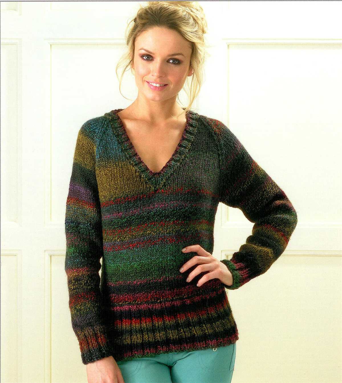 Fall sweater knitting pattern