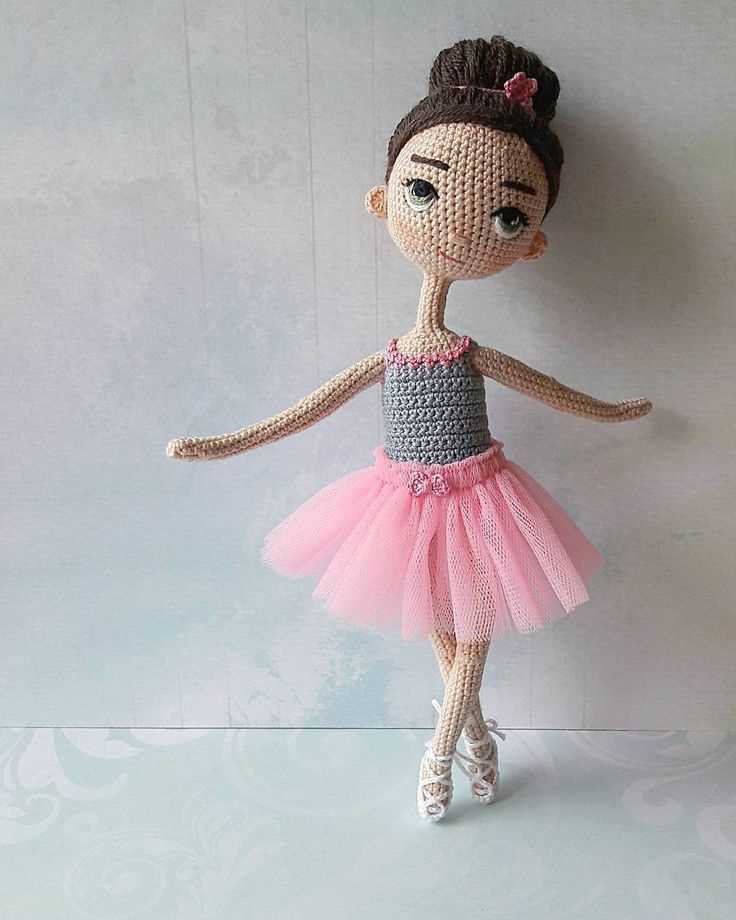 Knitted ballerina doll pattern