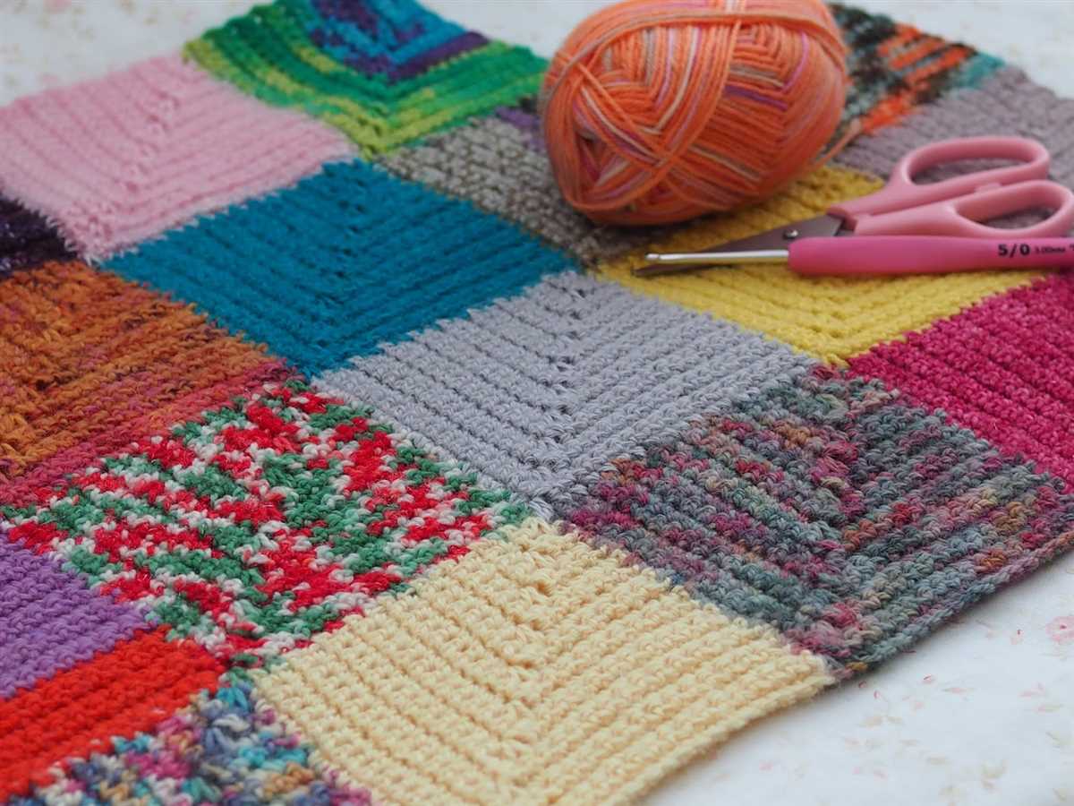 Sock yarn blanket knitting pattern