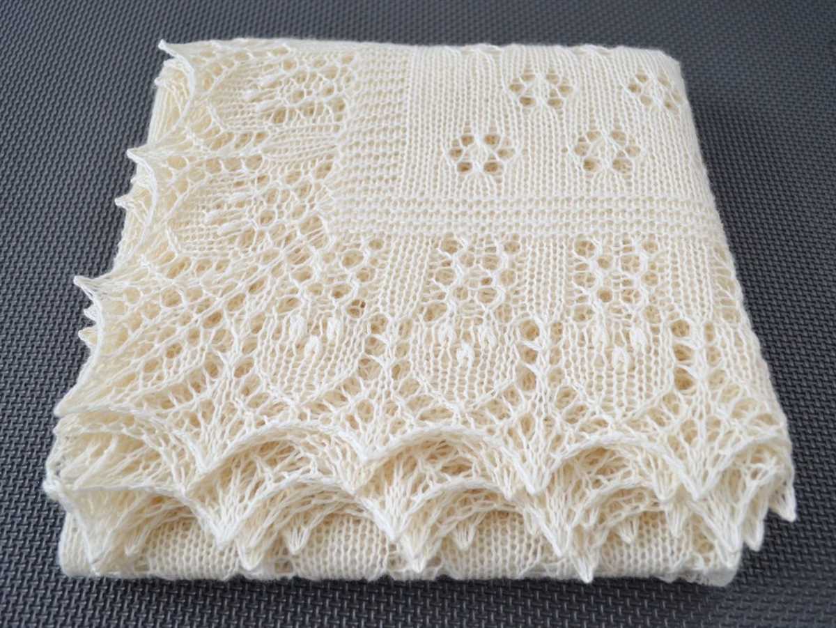 Simple knit shawl pattern free