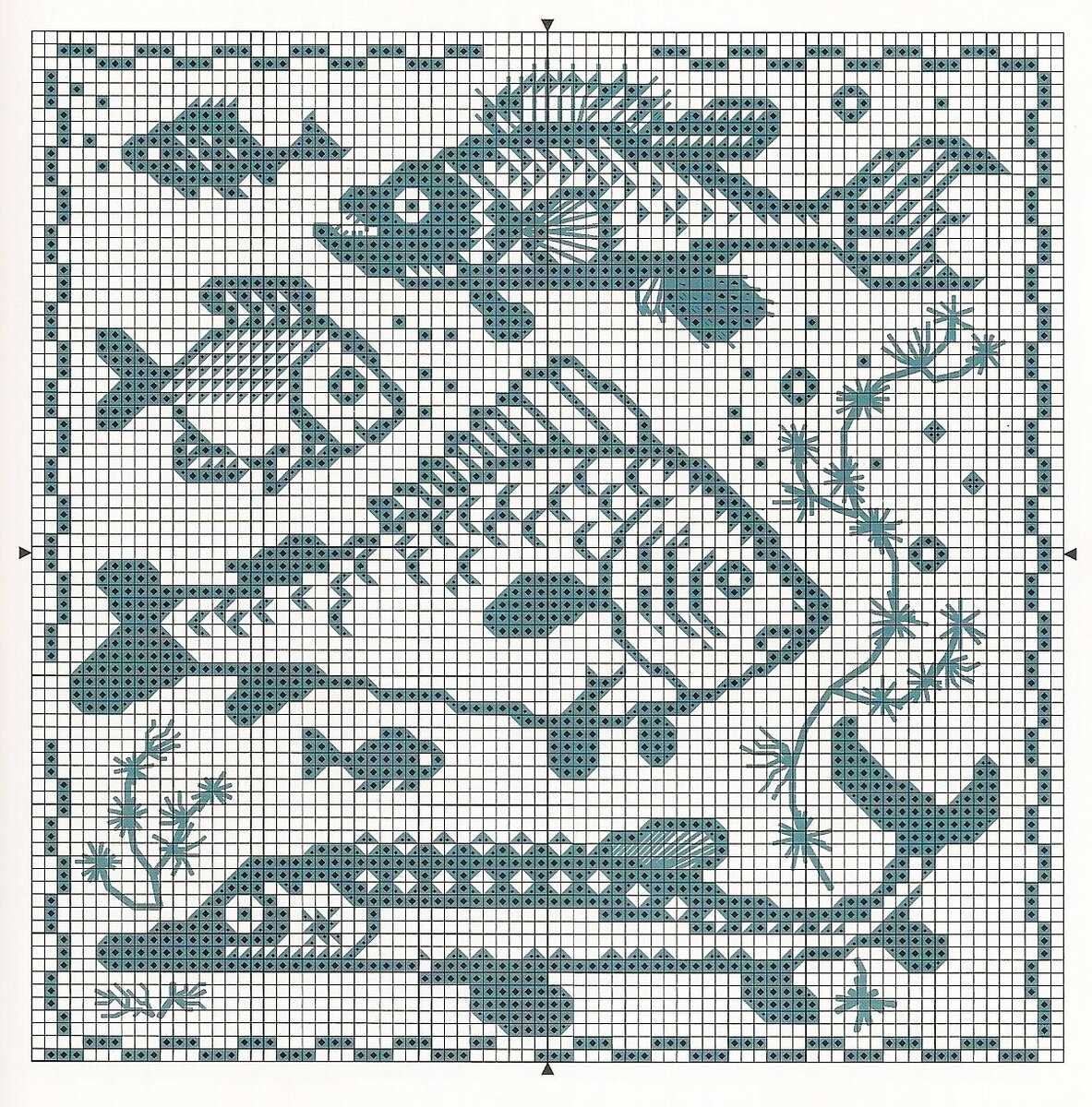 Knitting fish pattern