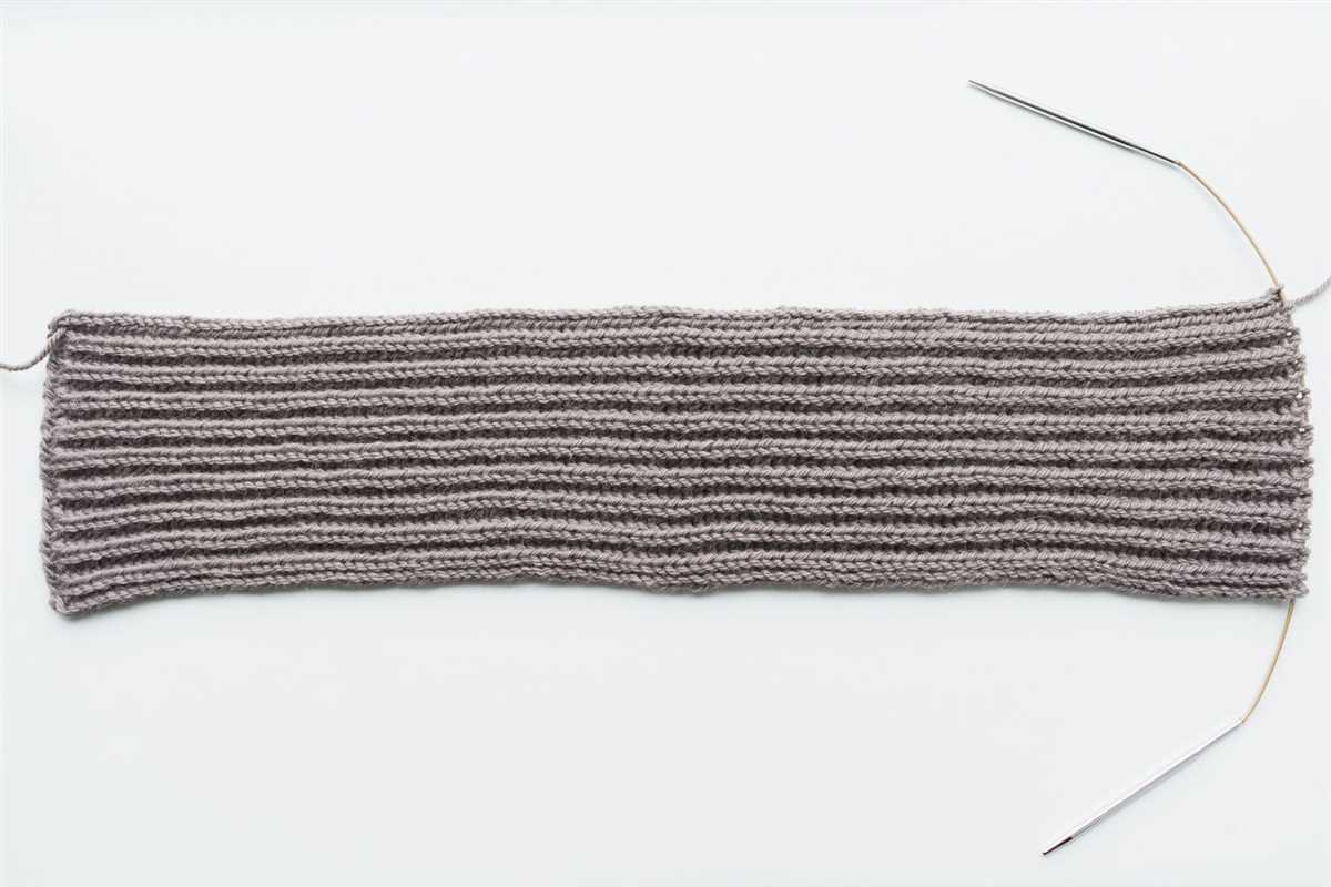 Ribbed headband knitting pattern