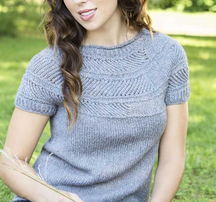 Sleeveless pullover knitting pattern