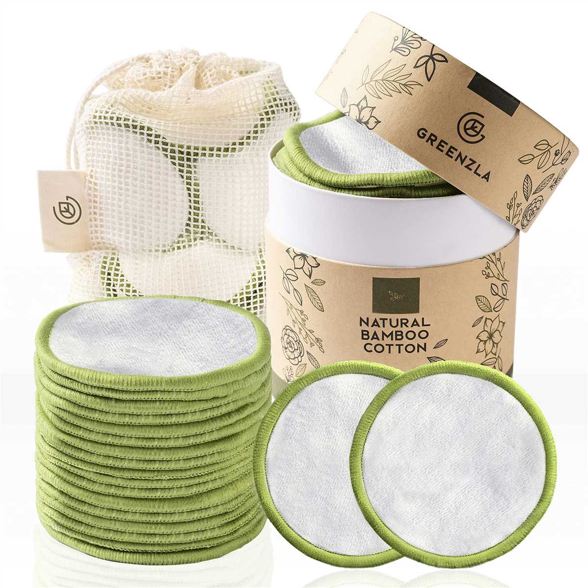 Knitted makeup remover pads pattern