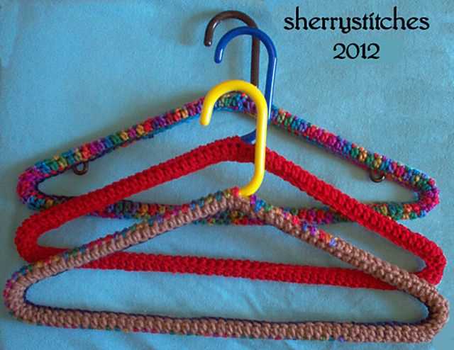 Knitted coat hanger patterns