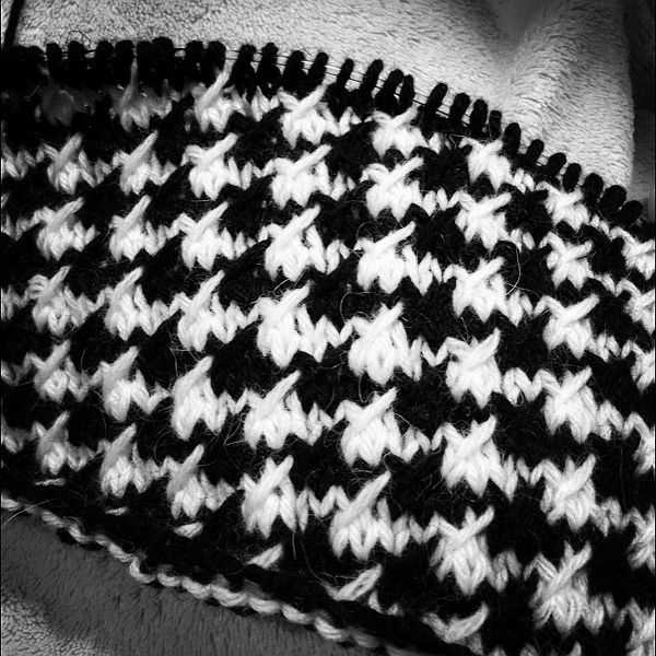 Houndstooth knitting patterns free