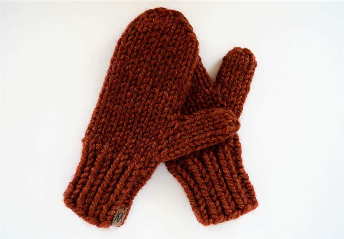 Mens mittens knitting pattern free